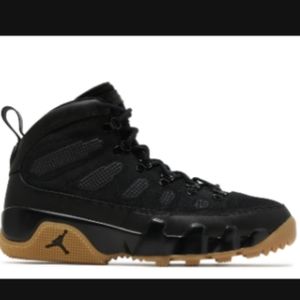 AIR JORDAN 9 RETRO BOOT NRG 'BLACK GUM' - used, men's sz 8